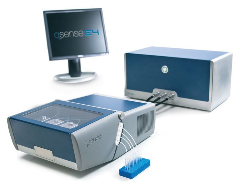 Q-Sense E4-Auto Quartz Crystal Microbalance with Dissipation Monitoring (QCM-D)